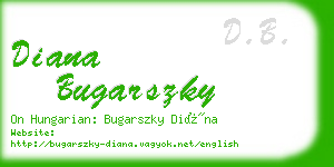 diana bugarszky business card